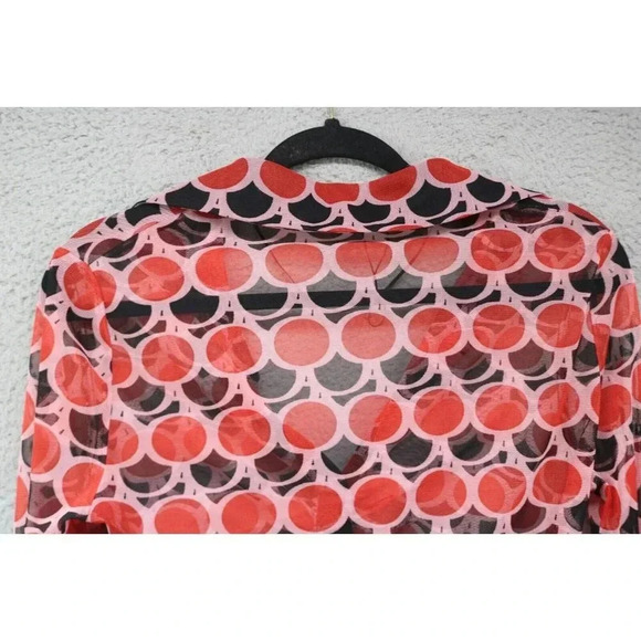 Zara Sheer Button Down Blouse-Size Small - Picture 6 of 6